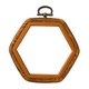 Set de cercuri de broderie hexagonale, 9.5x10.5cm, pentru arta si mestesuguri