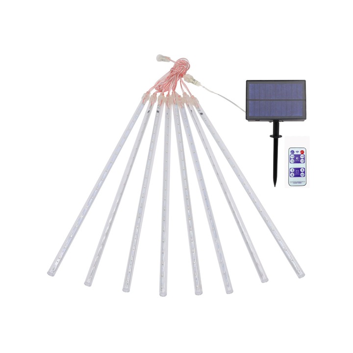 Ghirlanda solara, Enforose, waterproof, cu telecomanda