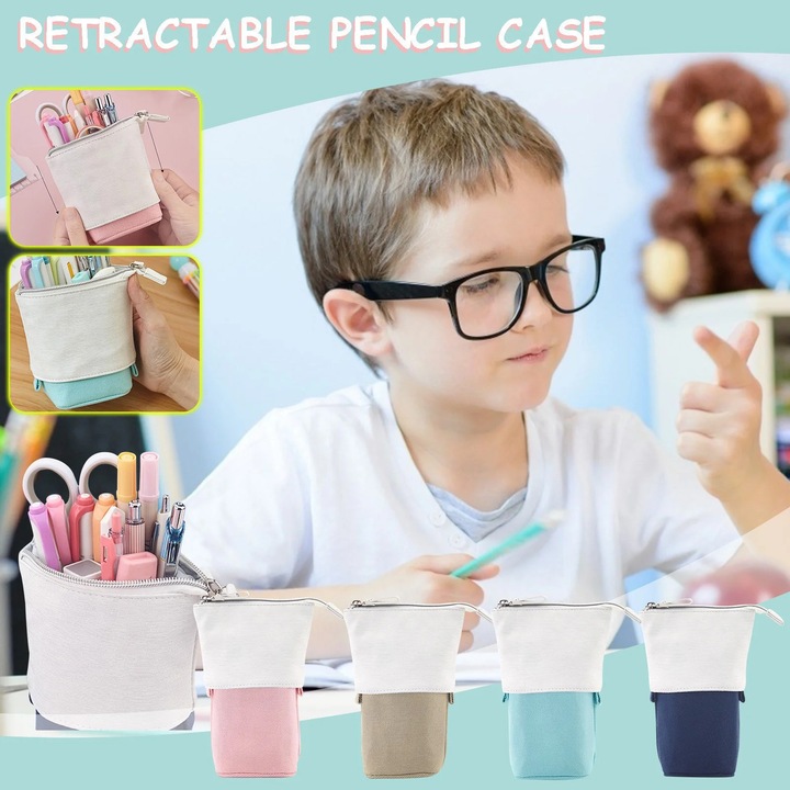 Penar retractabil YANYXR, bumbac, multicolor, 12x13.5x6cm