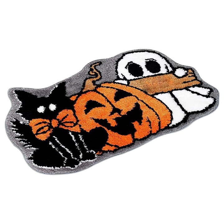 YANYXR Halloween szőnyeg, műszőrme, csúszásgátló, többszínű 40x60cm 50x80cm 60x90cm 60x100cm