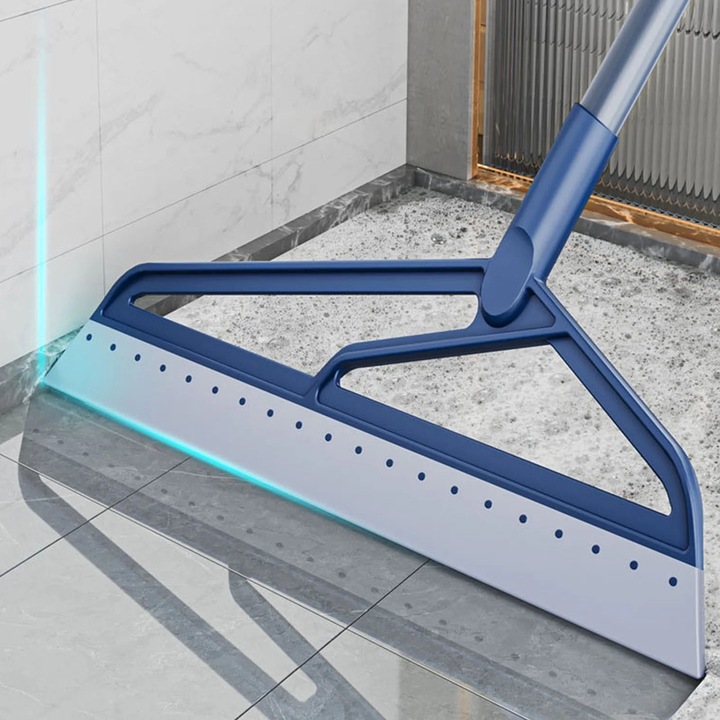 Racleta podea YANYXR, silicon, albastru, 33x105cm