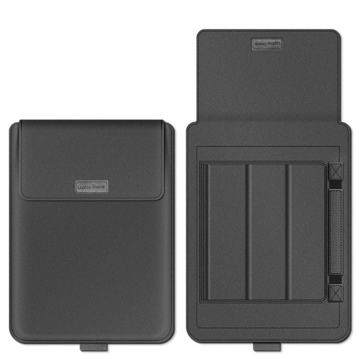 Geanta laptop Zeaicos, 14 inch, gri, compatibilitate universala, set.