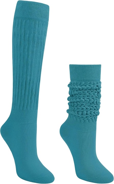 Дамски чорапи, комплект от 1 чифт, дълги, многоцветни