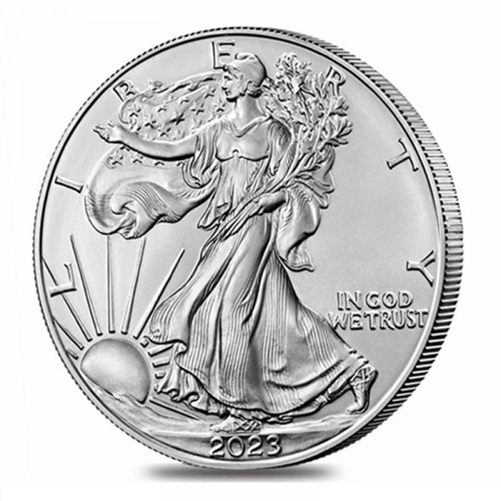Moneda American Silver Eagle, 1 dolar, argint, necirculata, argintiu