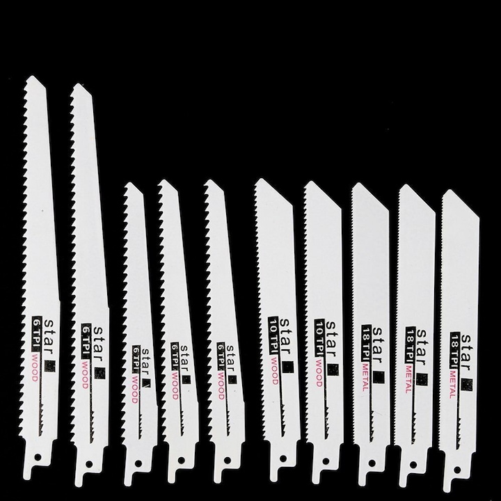 Panze de ferastrau alternativ cu materiale de inalta calitate pentru utilizare universala