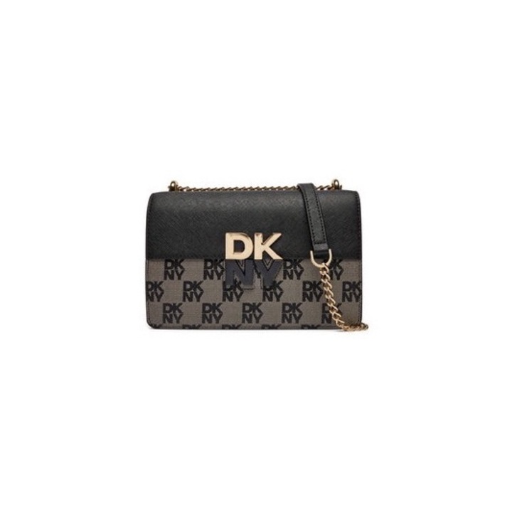 Dkny női táska, 304273629, Ökobőr, Fekete