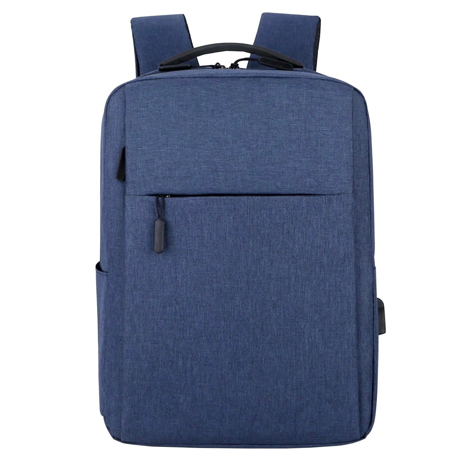 Rucsac de afaceri, impermeabil, pentru laptop de 15.6 inch, cu port USB, albastru, 41x29x12cm