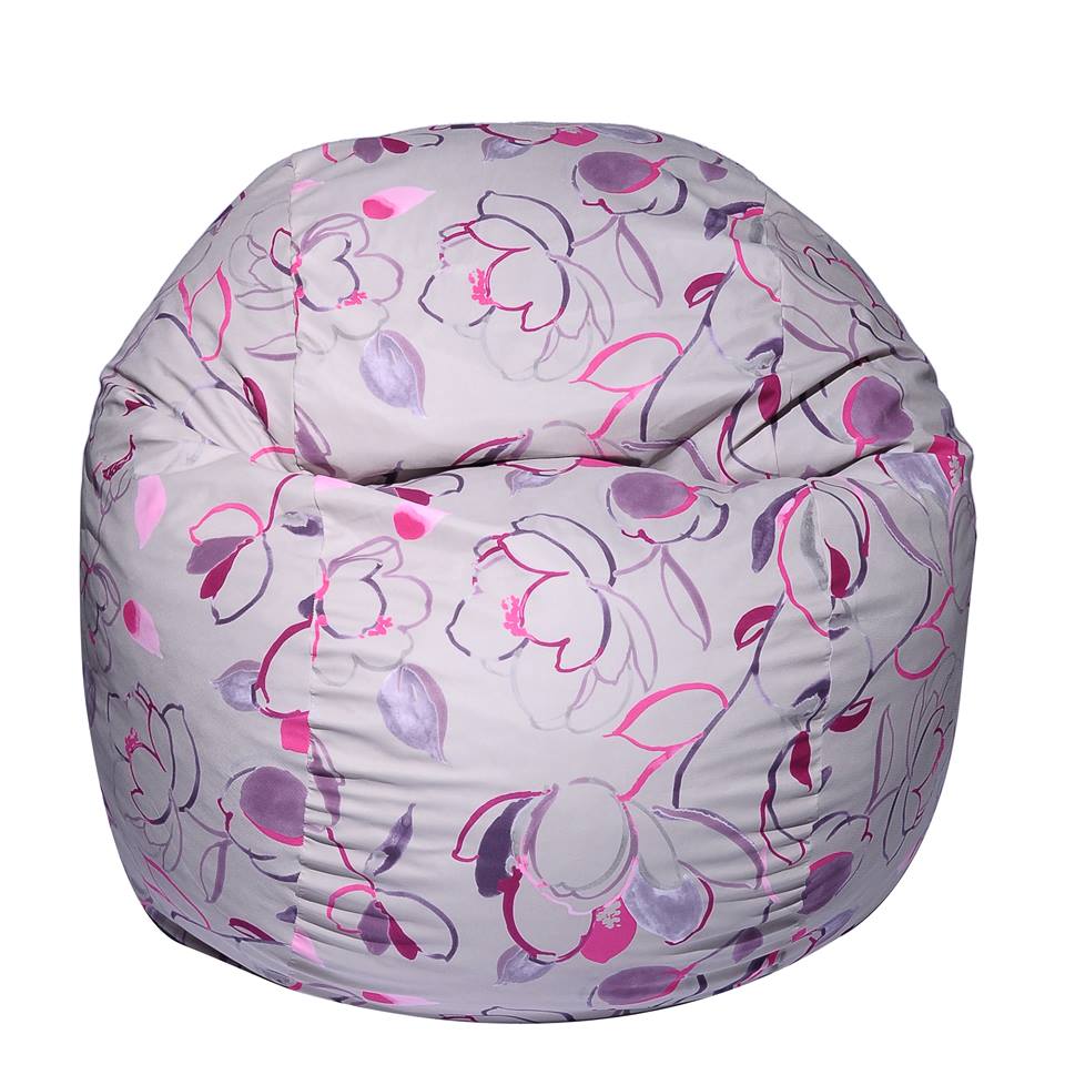 Fotoliu (Mare) King Size Flower Buds (Gama Premium) husa detasabila, Transformabil in pat, Fabricat in Romania, umplut cu fulgi de burete memory mix®, marca Pufrelax