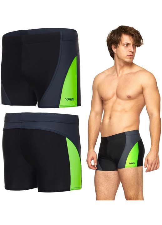 Slip de baie boxeri barbati, Zagano 2325, Negru