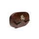 Cuier din lemn cu sculptura de caine, Art-Dog, 10x20cm, maro