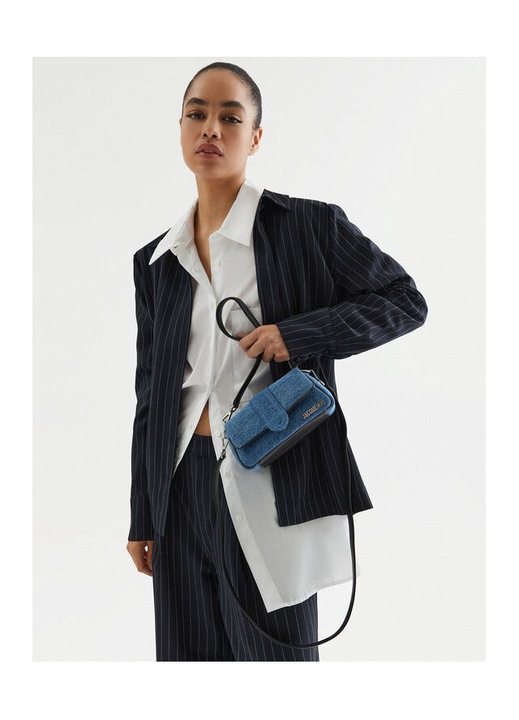 Дамска чанта Jacquemus, 304817137, Текстил, Син