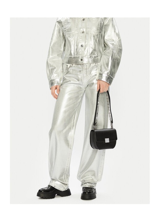 Karl Lagerfeld női táska, 8721066265111, Valódi bőr, Fekete