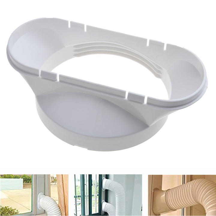 Légkondicionáló tömlőcsatlakozó, műanyag, 13cm átmérő