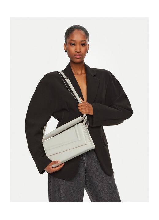 Geanta dama Vic Matie, 8056976597800, Piele naturala, Alb