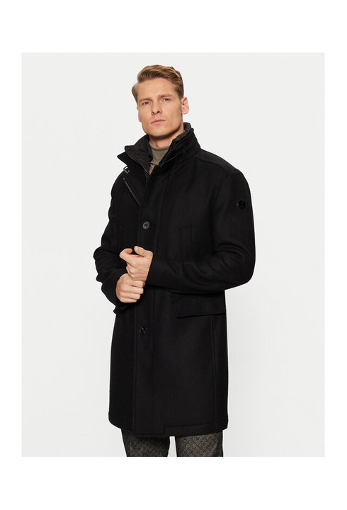 Palton barbati, Joop, 304193385, Lana/Poliamida, Negru, Negru