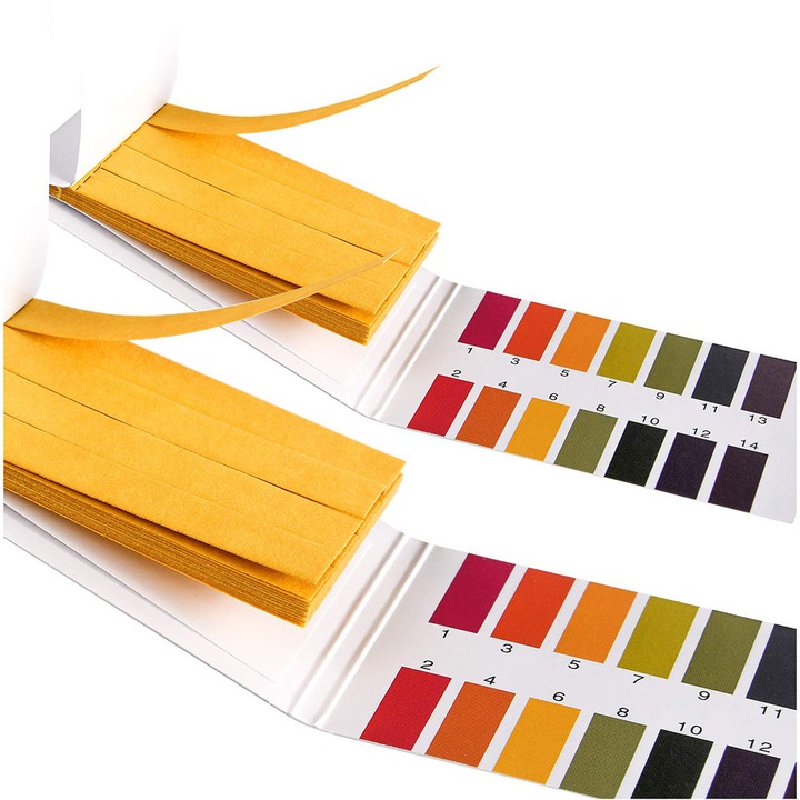 Ленти за тестване на качеството на водата Enforose, комплект от 2 опаковки по 160 броя, pH 1-14, висока прецизност