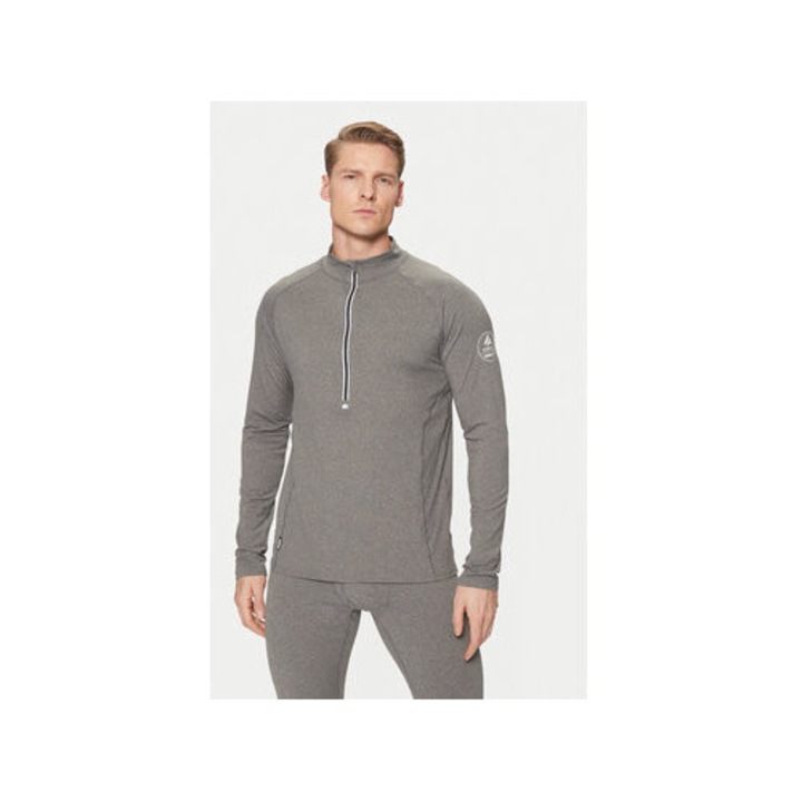 Мъжки термо суитшърт, Surfanic, 209692600, Полиестер, Сив, Сив