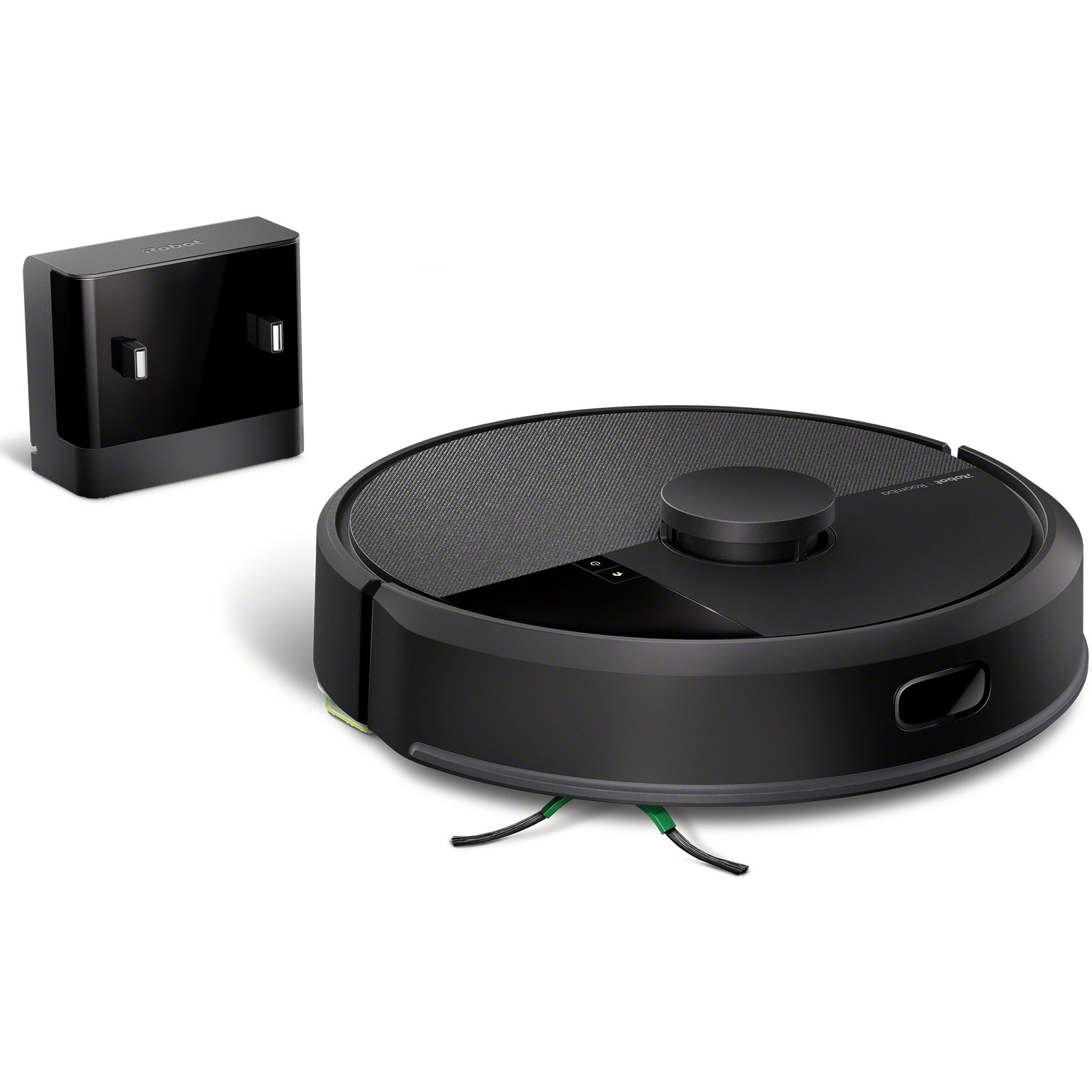 Robot de aspirare cu mop 105 iRobot Combo, Y311040, navigatie avansata ClearView™ LiDAR, curatare in patru etape, putere de aspirare 7000 Pa, tehnologie Carpet Detect, aplicatie Roomba HOME, negru