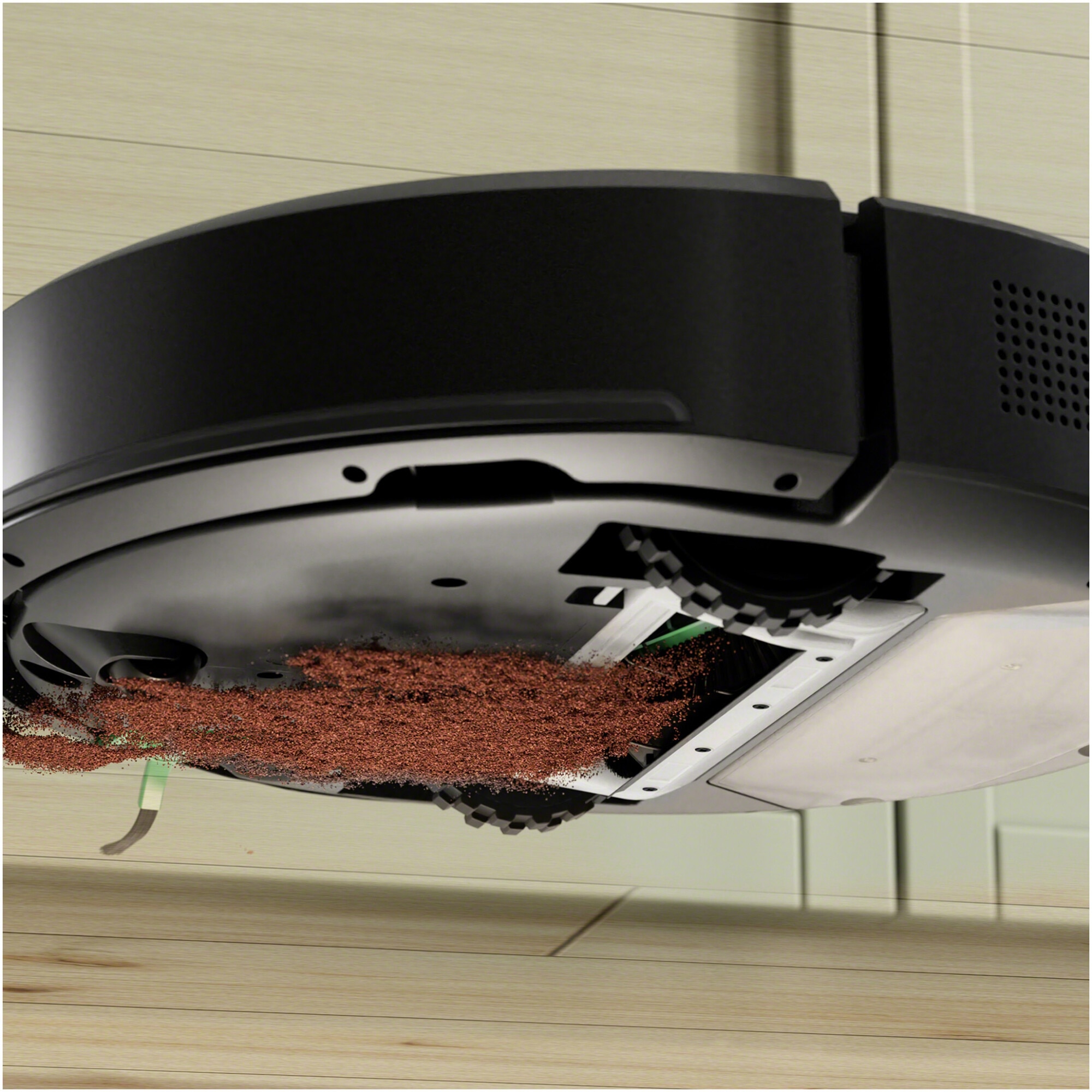 Robot de aspirare cu mop 105 iRobot Combo, Y311040, navigatie avansata ClearView™ LiDAR, curatare in patru etape, putere de aspirare 7000 Pa, tehnologie Carpet Detect, aplicatie Roomba HOME, negru