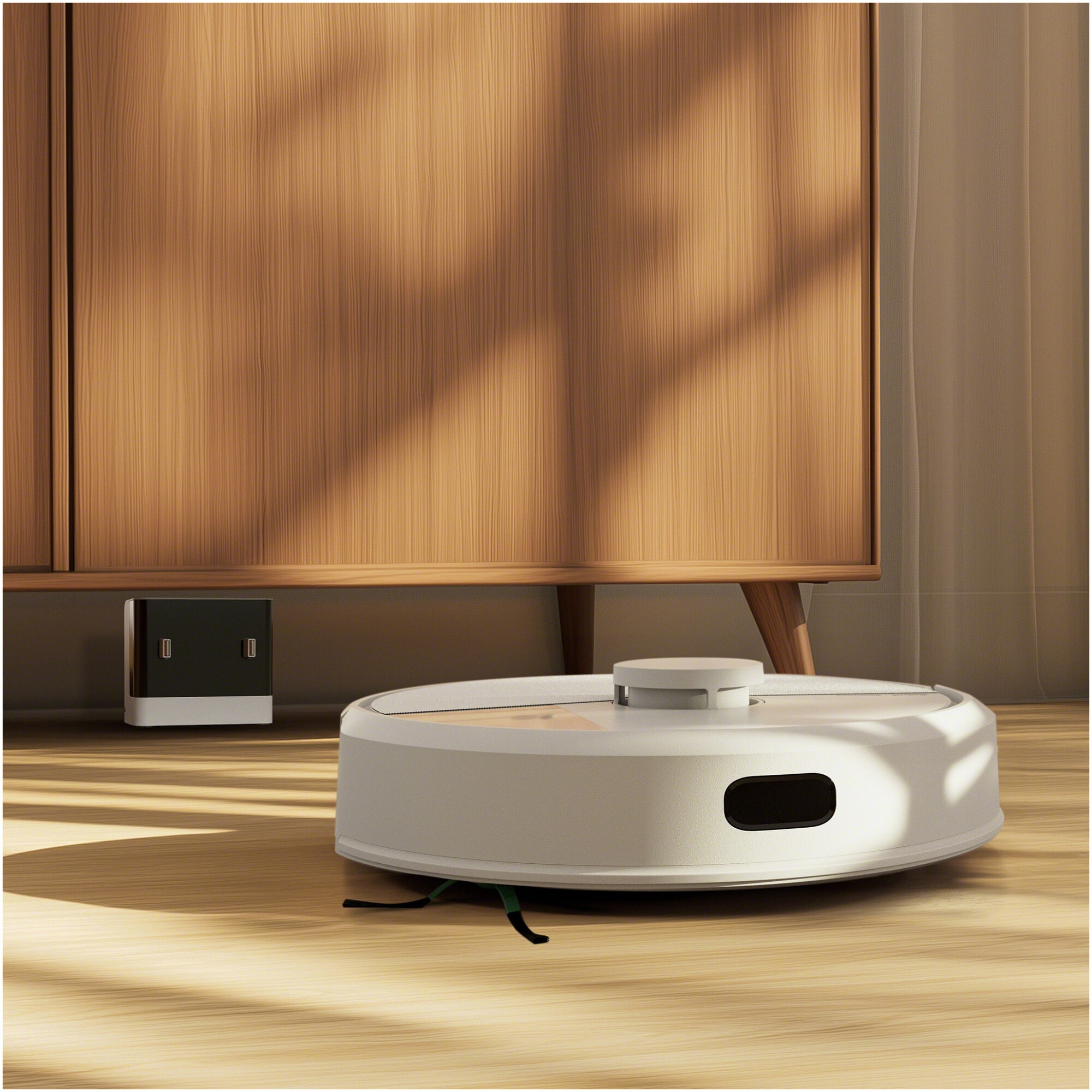 Robot de aspirare cu mop Roomba 105 iRobot Combo, Y311240, navigatie avansata ClearView™ LiDAR, curatare in patru etape, putere de aspirare 7000 Pa, tehnologie Carpet Detect, aplicatie Roomba HOME, alb
