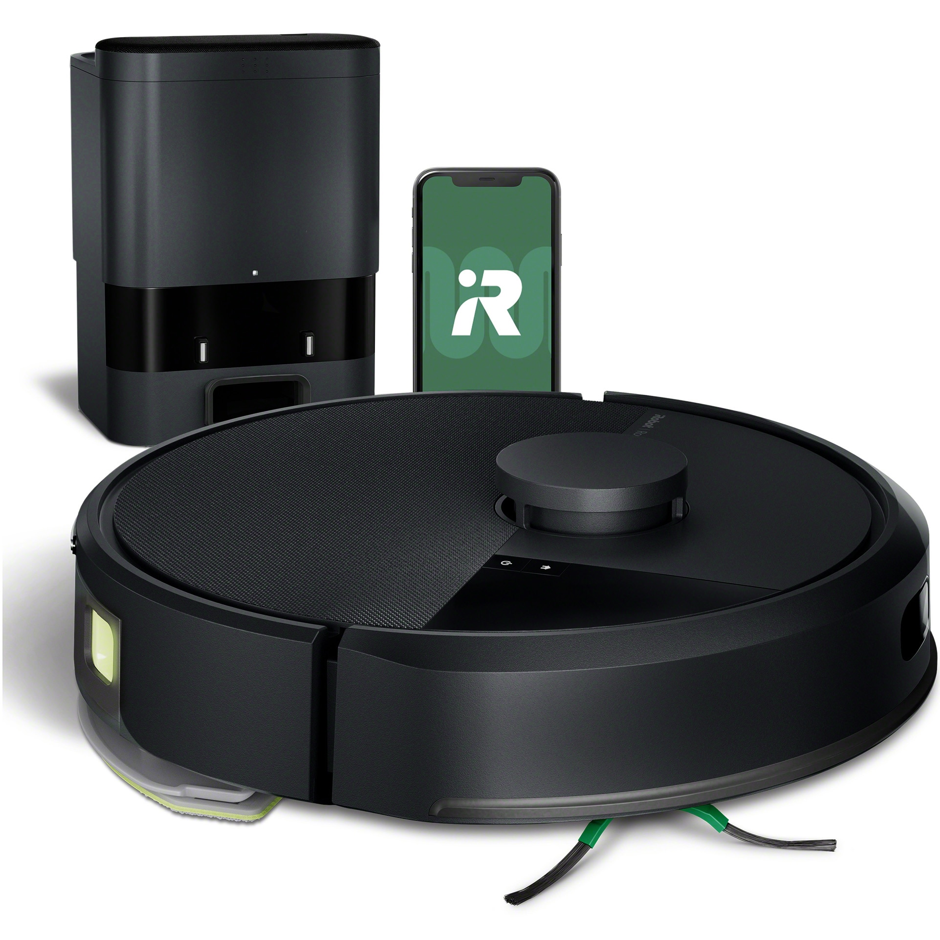 Robot de aspirare cu mop Roomba 105 iRobot Combo, Y351040, statie