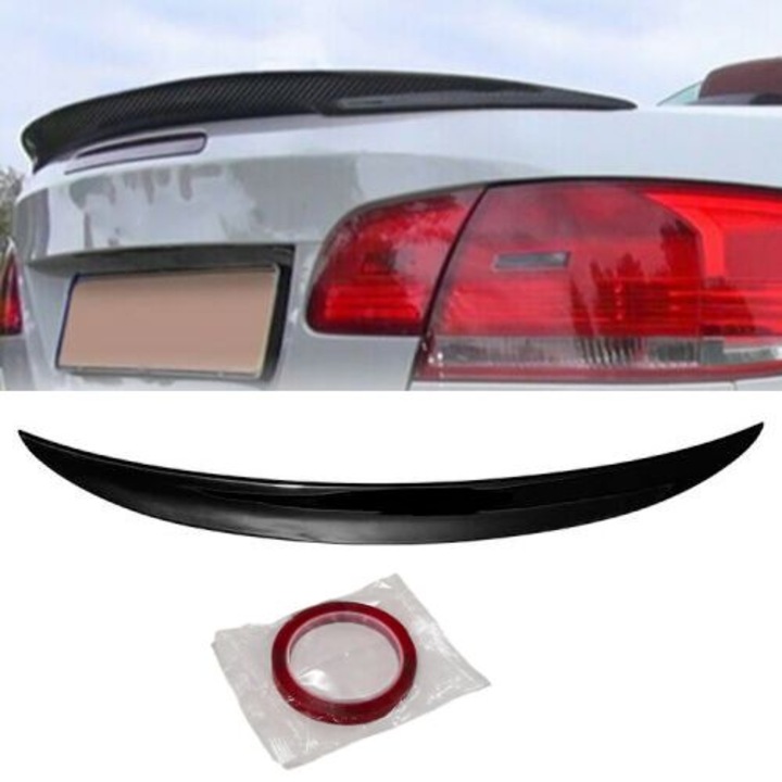 BMW 3-as Sorozat E93 Convertible P Style 2007-2014 Hátsó Légterelő Fényes Fekete AutoVision