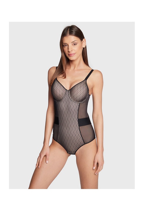 Дамско боди, Chantelle, 301194804, Полиамид/Еластан, Черен, Черен