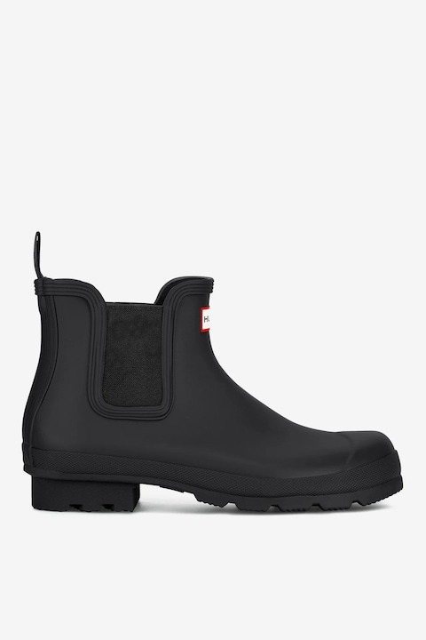Cizme de ploaie barbati Hunter, Cauciuc, Negru