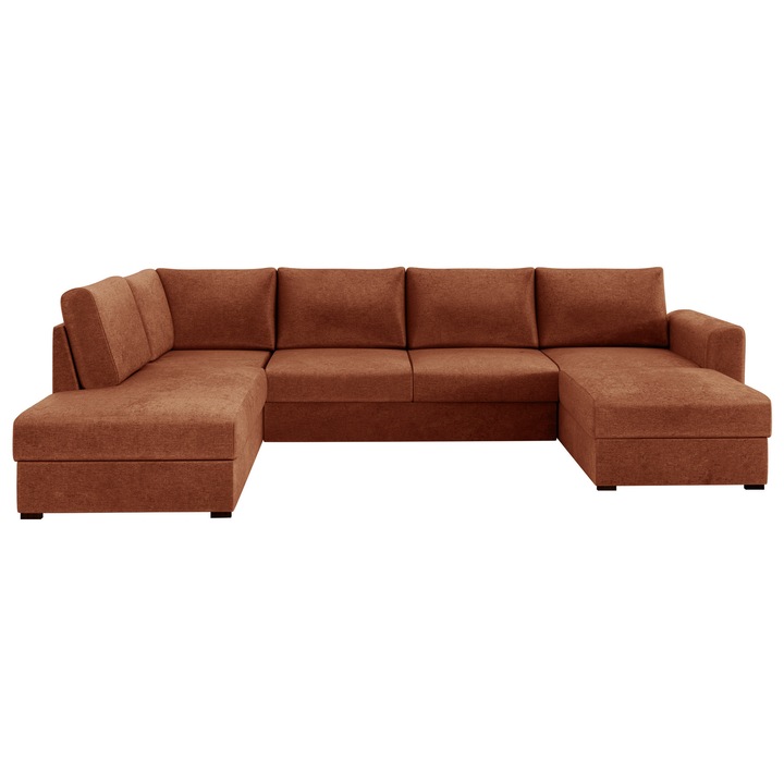 Coltar rabatabil Szafran Stanga, MIRJAN 24, portocale, 188x305x85 cm