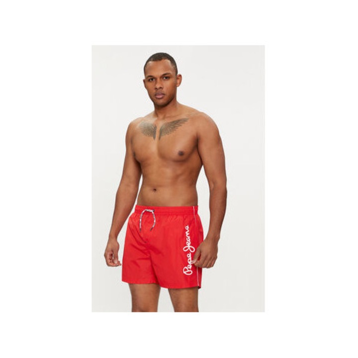 Pantaloni inot barbati, Pepe Jeans, 303665814, Poliester, S INTL, Negru
