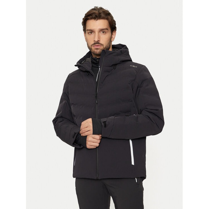 Geaca ski barbati, Cmp, 304332173, Poliester, Negru, Negru