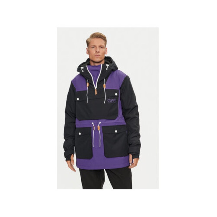 Geaca snowboard barbati, Colourwear, 304703980, Poliester reciclat, Violet, Violet, M