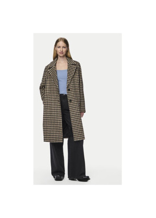 Palton dama, Pieces, 304518034, Poliester, Maro, Maro