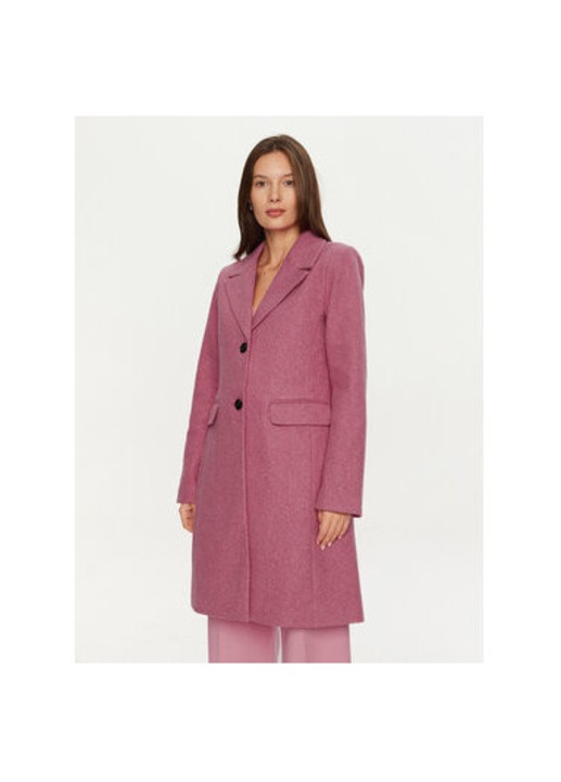 Дамско палто, Only, 304518485, Полиестер, Розов, Розово