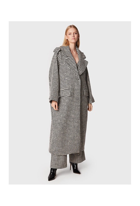 Palton dama, Rotate, 301271833, Poliester/Lana, 40 EU, Multicolor