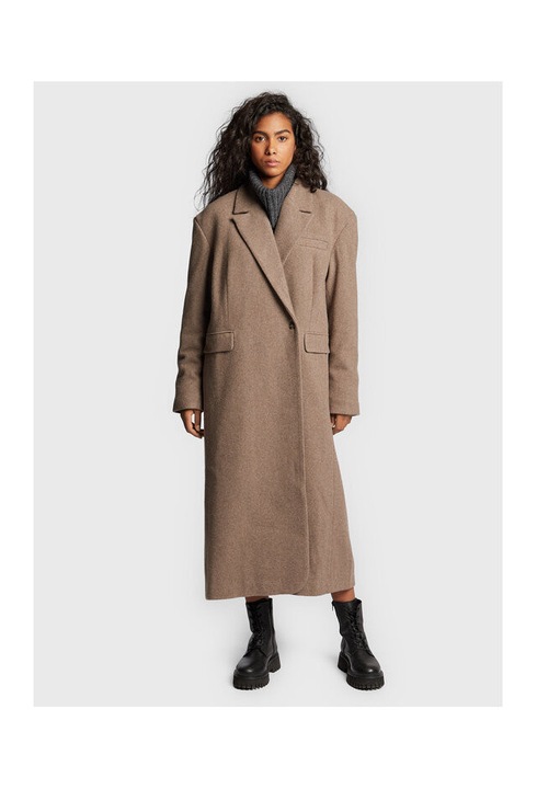 Palton dama, Birgitte Herskind, 301372127, Lana/Poliester reciclat, 34 EU, Bej