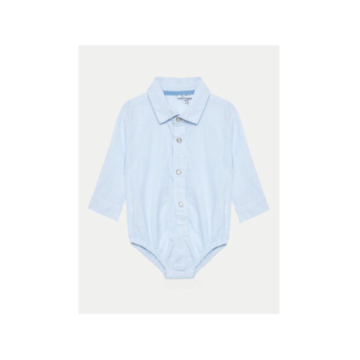 Body baieti, Ovs, 304546259, Bumbac, 55 CM, Alb