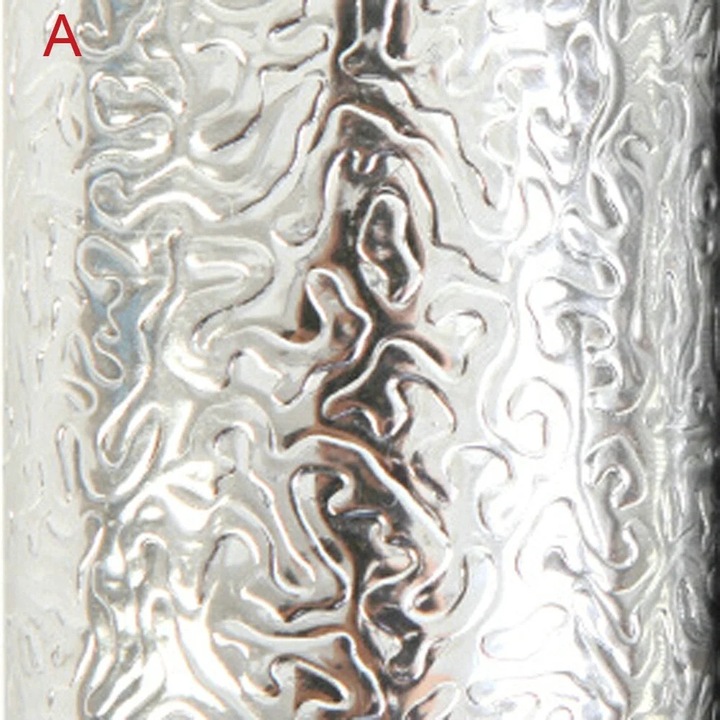 Самозалепващ се тапет за кухня YANYXR, алуминиево фолио, дебелина 40x100cm, сребрист, водоустойчив