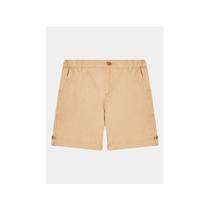 Pantaloni scurti baieti, United Colors Of Benetton, 301775270, In/Bumbac, Bej, Bej