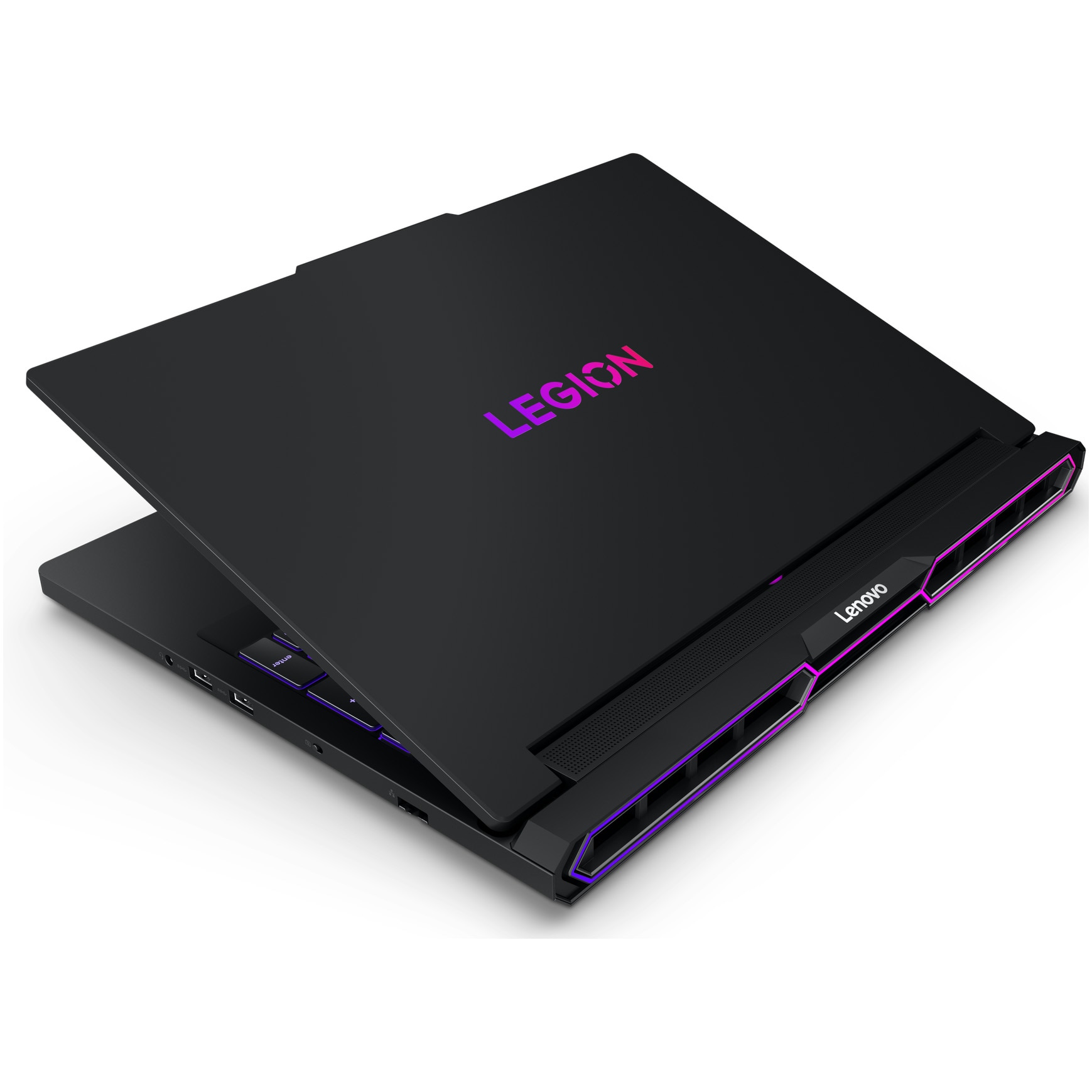 Laptop Gaming Lenovo Legion Pro 7 16IAX10H cu procesor Intel® Core Ultra 9 275HX pana la 5.4GHz, 16" WQXGA, OLED, 240Hz, 32GB DDR5 RAM, 1TB SSD, NVIDIA® GeForce RTX™ 5080 16GB GDDR7, Windows® 11 Pro, Eclipse Black, 3y on-site Premium Care
