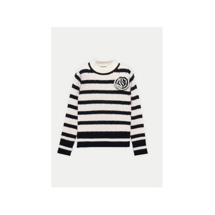 Pulover fete, Abel & Lula, 304189791, Viscoza/Poliamida/Poliester, 162 CM, Alb