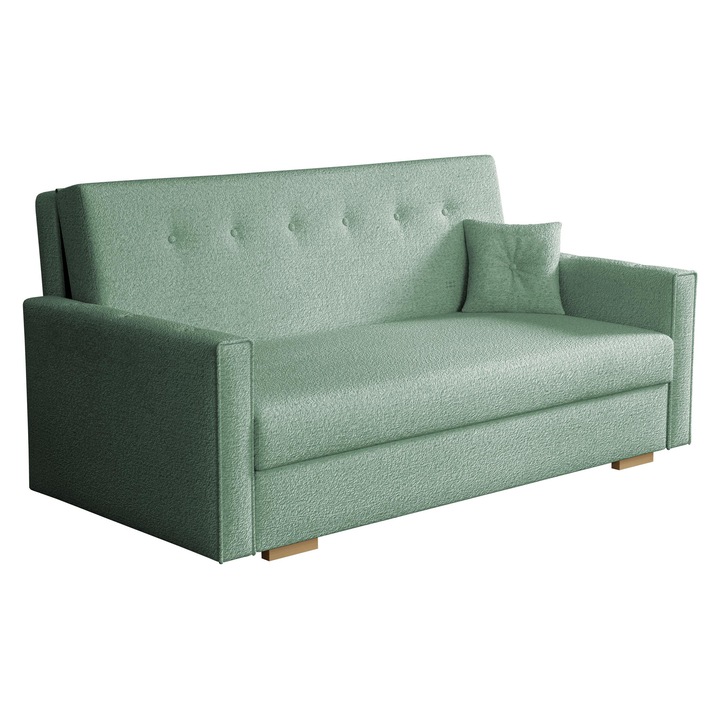 Canapea Clivia Sonic IV, MIRJAN24, menta, 100x173x85 cm