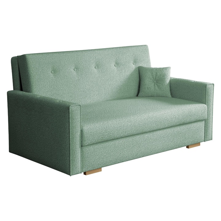 Canapea Clivia Sonic III, MIRJAN24, menta, 100x153x85 cm