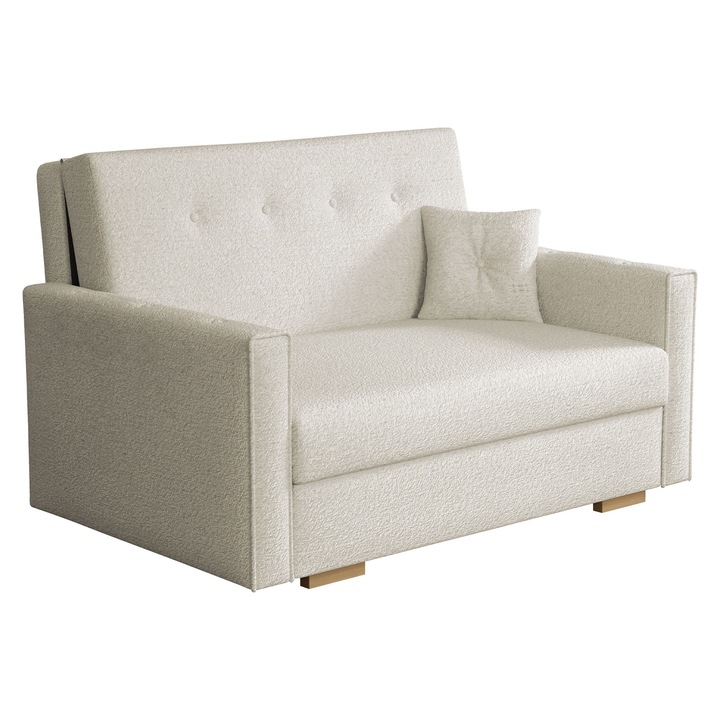 Canapea Clivia Sonic II, MIRJAN24, ecru, 100x133x85 cm