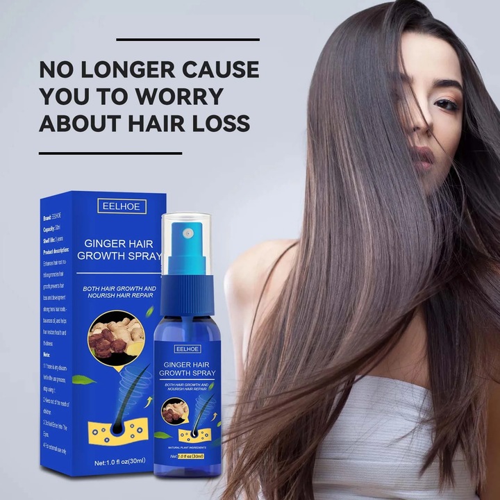 Spray pentru cresterea parului Eelhoe, 30ml, ingrijire scalp