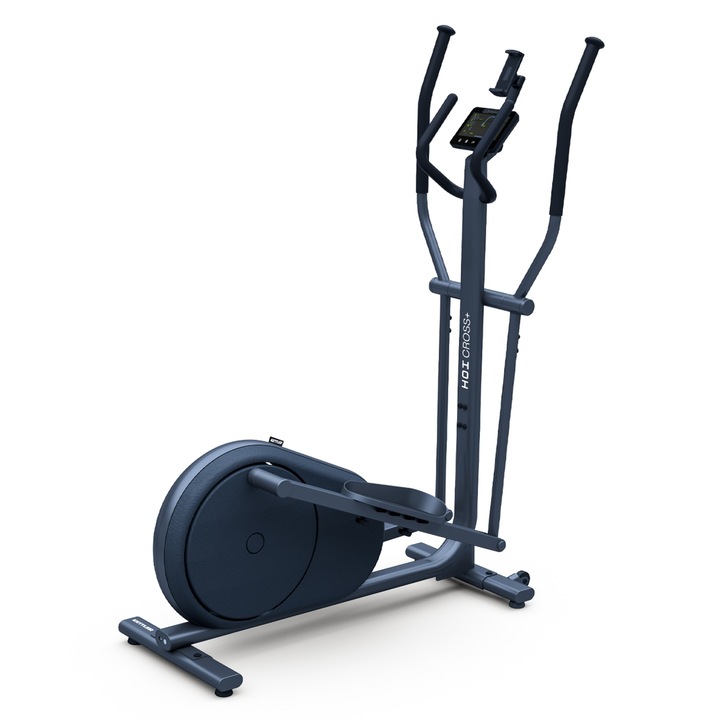 Елиптичен велосипед KETTLER CROSS PLUS STONE, LCD, Bluetooth, 20 програми, Kinomap, 500 W, индукционна спирачка, максимално тегло 130 кг, транспортни колела, поддръжка на смартфон/таблет