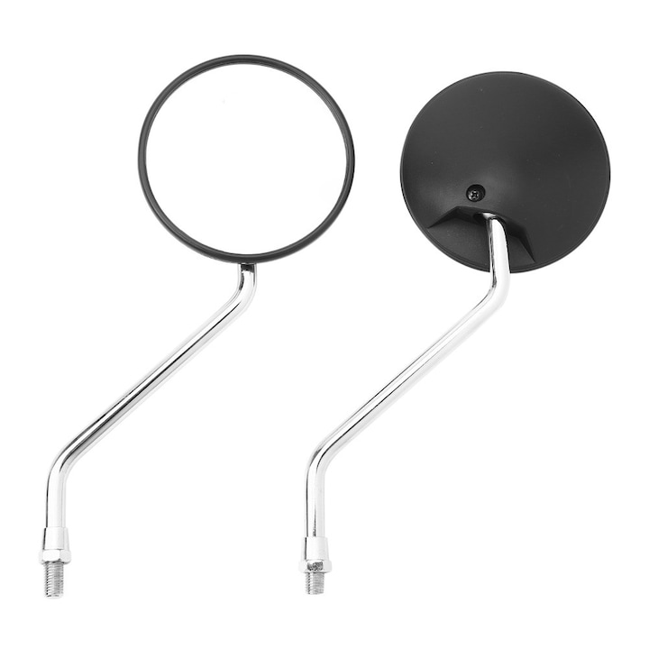 Oglinzi bicicleta Enforose, set 2 bucati, negru, diametru 10cm