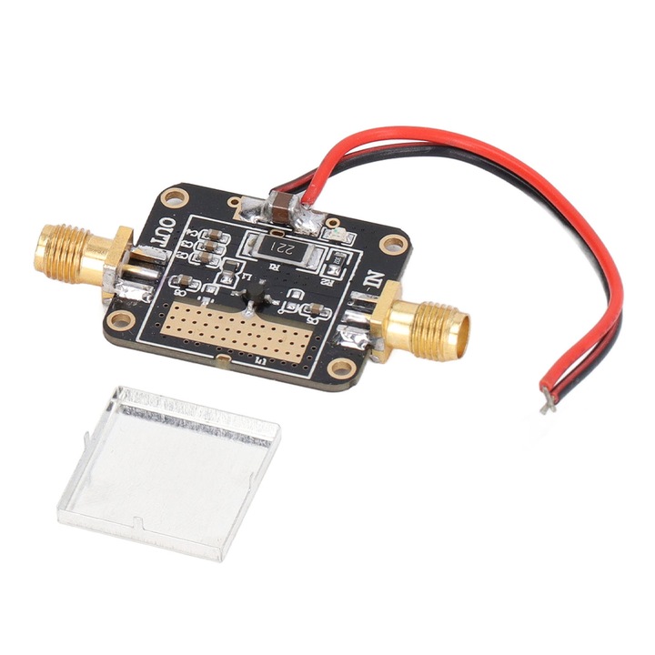 Modul amplificator RF Enforose, 22dB, 0.01-3000MHz, DC 12V, set complet