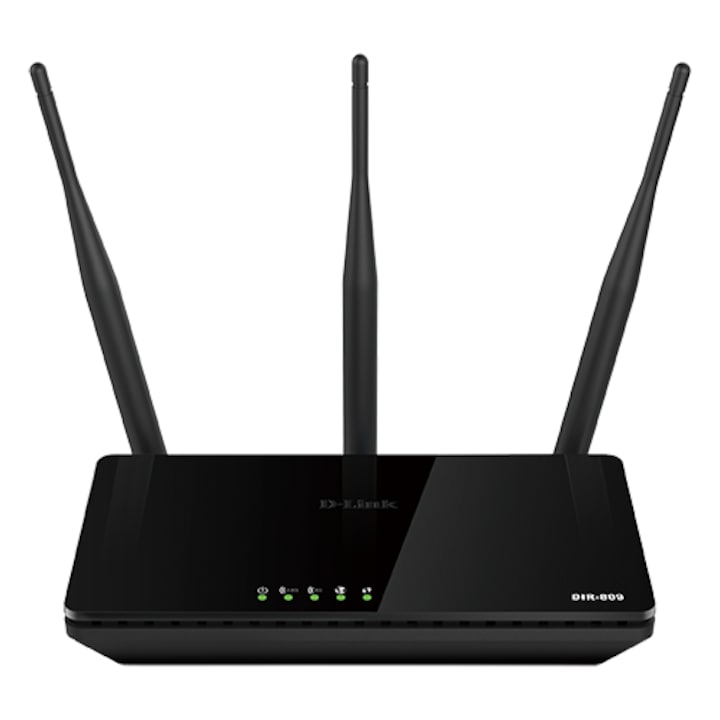 Router Wireless Dualband AC750, 4 LAN, 3 x antene externe, IPv6