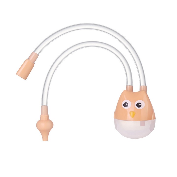 Aspirator nazal pentru bebelusi, igienic, din silicon moale, flexibil, Enforose